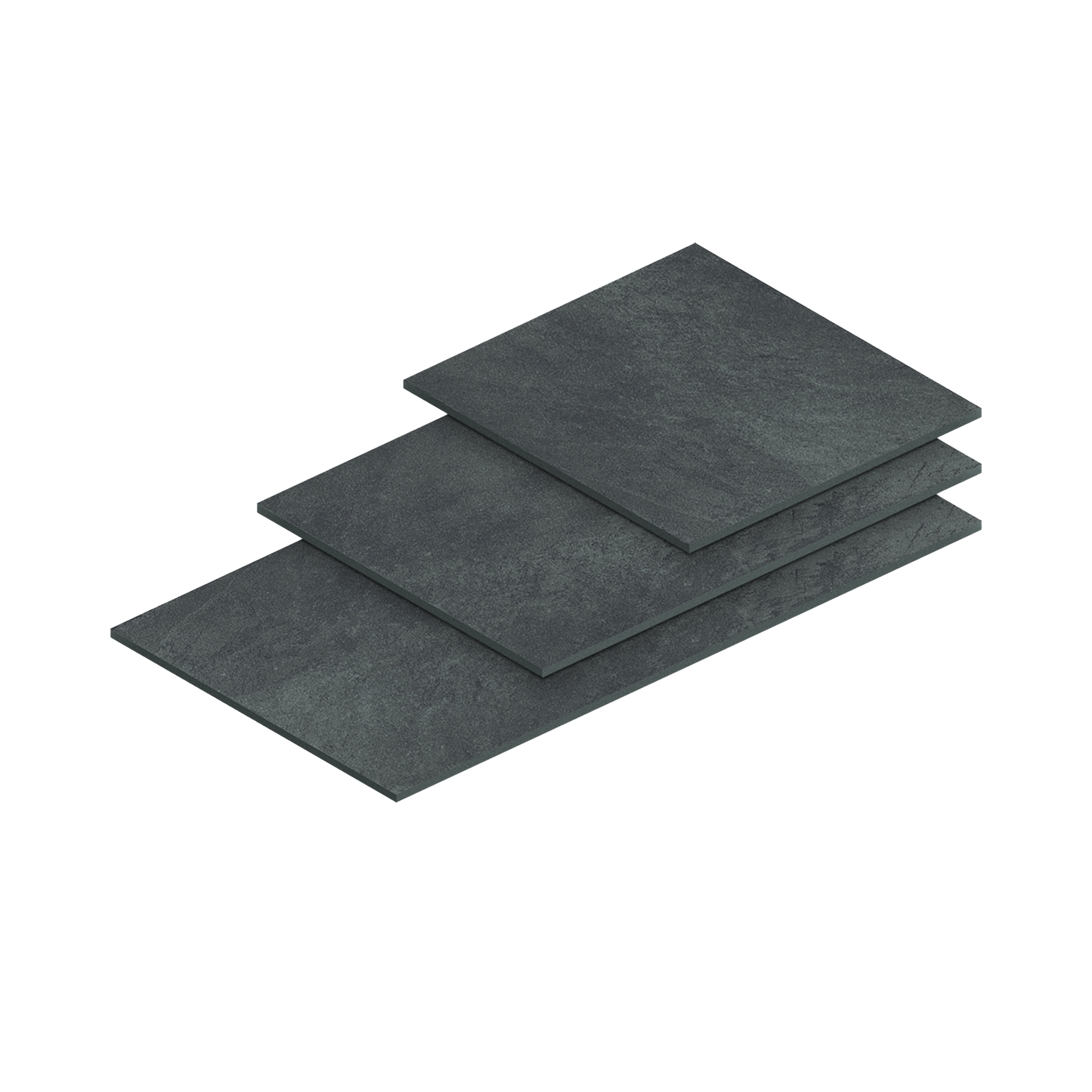 Black-24 Pieces/17.28m²/600x1200x20mm-1200x600x20mm
